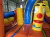 Inflatable Obstacle Course Outdoor Playground / Fun City Jumping Castle with Air Blower
