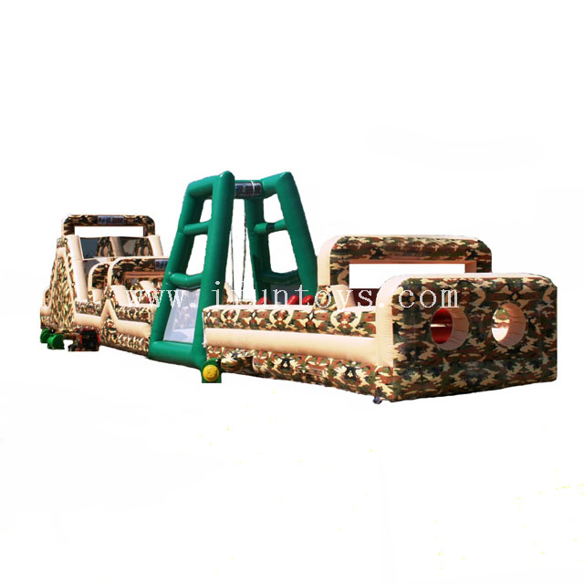 Giant Boot Camp Challenge inflatable Obstacle Course for adults