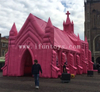 Giant Inflatable Wedding Party Tent Outdoor Inflatable pink Church Tent