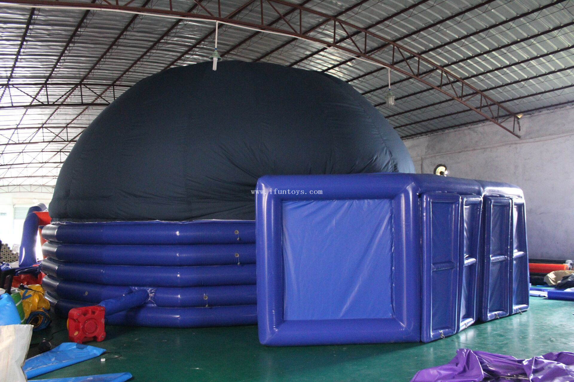 Mobile digital planetarium inflatable Cinemas dome/Projection inflatable dome tent for indoor use