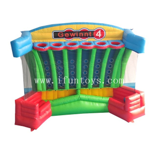 New Design Inflatable Connect 4 in A Row Basketball Shooting Game / Inflatable 4 Gewinnt Basketball Game