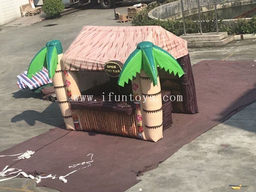 inflatable tiki hut