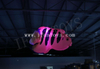 2m Hanging Inflatable Tropical Fish with Led Light for Party Club Decoration 