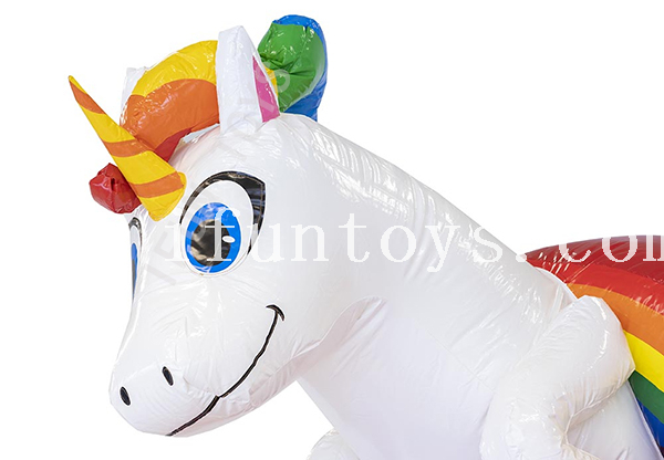 Inflatable Unicorn Slide with Pool / Small Garden Slide for Kids