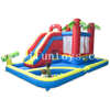 Family Use Small Inflatable Water Slide Bouncer Combo with Toys Spray Water Gun / Bounce Castles With Slide For Kids