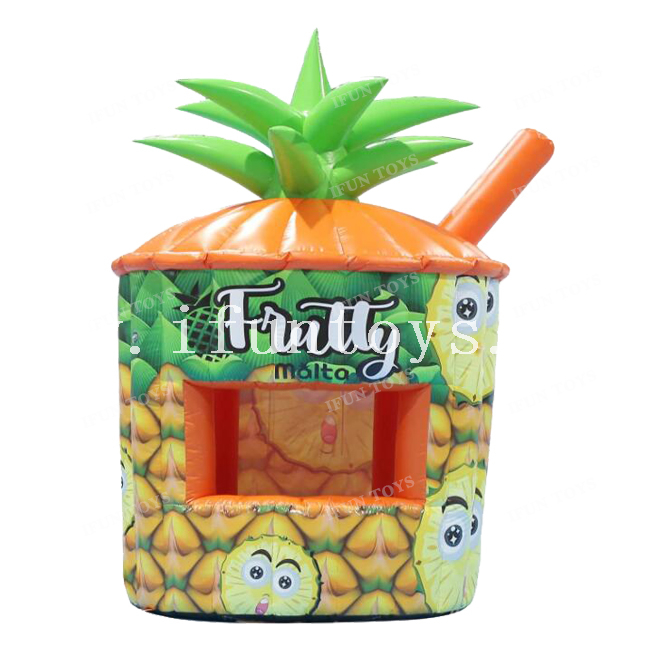 Portable Inflatable Pineapple Booth / Inflatable Kiosk Bar Beverage Stall Booth for Party / Event