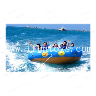4 or 5 Person Inflatable aqua floating towable toys tube Donut ski boat ride Fly tube for water park
