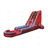 Fire N Ice Double Lane Inflatable Water Slide with Detachable Pool / Dual Lane Slide Inflatable Slip Slide with Water Pool
