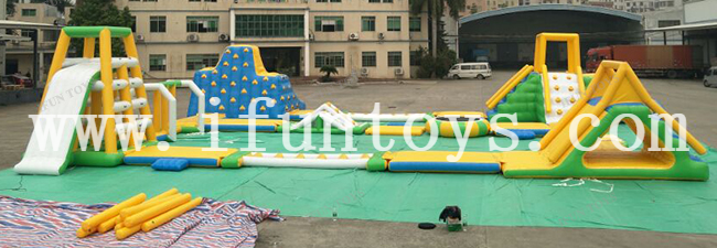 Commercial Amusement Aqua Park Inflatable Floating Water Jumping Obstacle Course Water Park for Sales