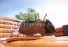 Western-Themed Inflatable Mattress for Mechanical Rodeo Bull / Rodeo Riding Bull Game