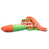PVC Water Play Equipment Inflatable Floating Water Park Jumper Blob Launcher Tower / Diving Ladder Water Jump Bag Tower