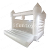 White Inflatable Bounce House for Wedding / Jumping Moon Bounce /Wedding Bouncy Castle for Sales