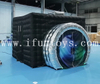 Camera Shape Inflatable Photo Booth with LED Light / 360 Photo Booth Enclosure Inflatable Tent for Advertising Wedding