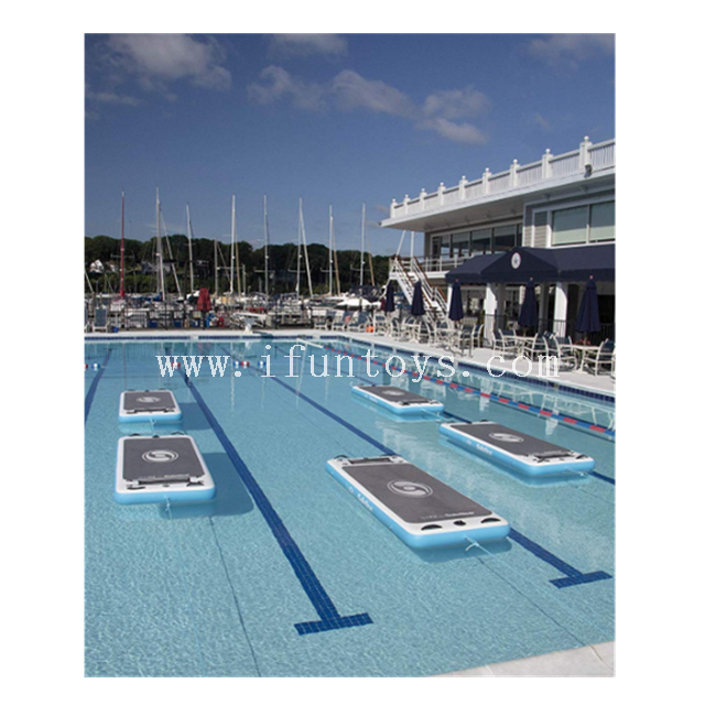 Inflatable SolFit Yoga Board / Inflatable Aquatic Yoga Practice Boards / Aqua Fitness Mat 