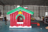 Kids inflatable Santa house/inflatable Christmas decorative house/ Christmas Inflatable Cabin for sale