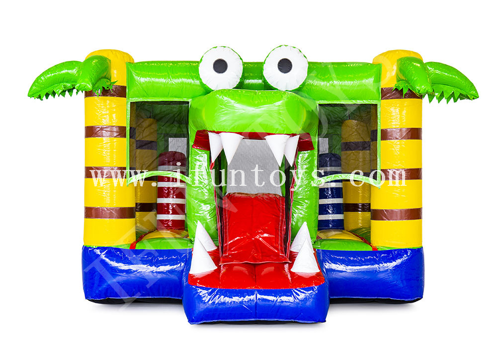 Inflatable Mini Bounce Crocodile Jumping Castle for Kids