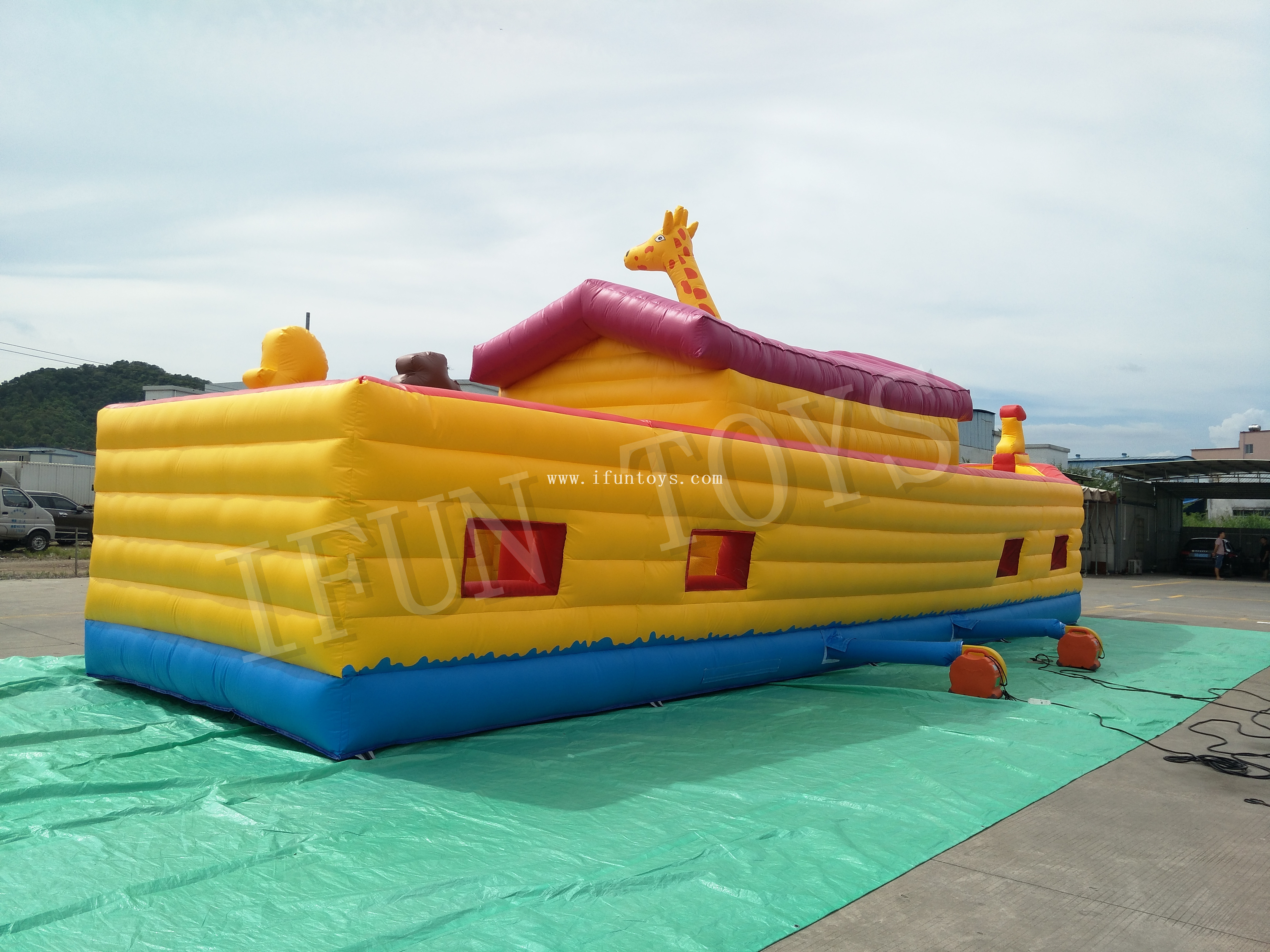 Noah's Ark Inflatable Bounce House / Jumping Castle for Kids Playground