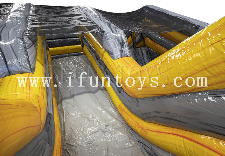 Outdoor Inflatable base jump city / inflatable free fall cliff jump dry slide/Inflatable Ladder Slide Bounce for kids and adults