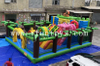 Animal Theme Inflatable Amusement Park / Zoo Fun City Park / Inflatable Jumping Playground for Kids