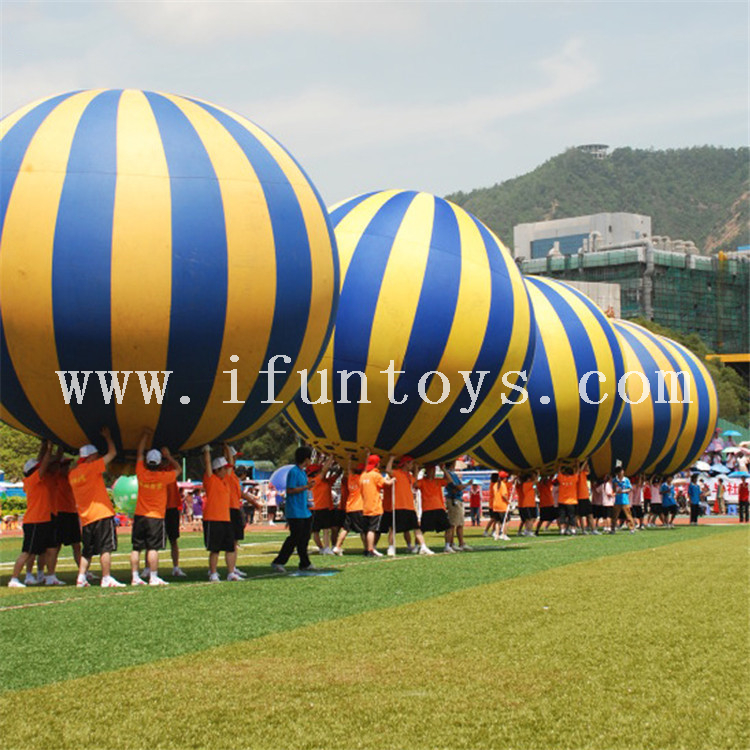 Hot sale colorful and Attractive funny team building game /inflatable big ball for sport game/inflatable corporate game
