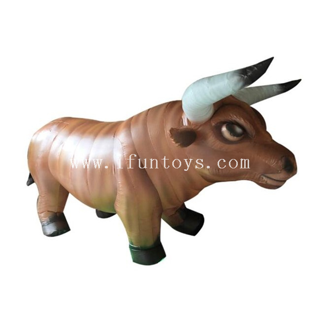 Inflatable Walking Bull Costume /Inflatable Buffalo Costume for Outdoor Parade