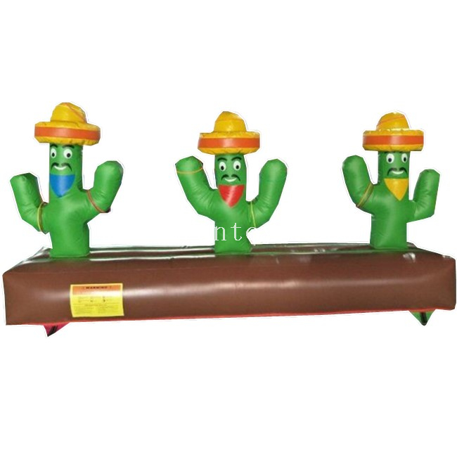 Inflatable Hoopla Game / Cactus Lasso / Cactus Ring Toss Throwing Game for Kids And Adults