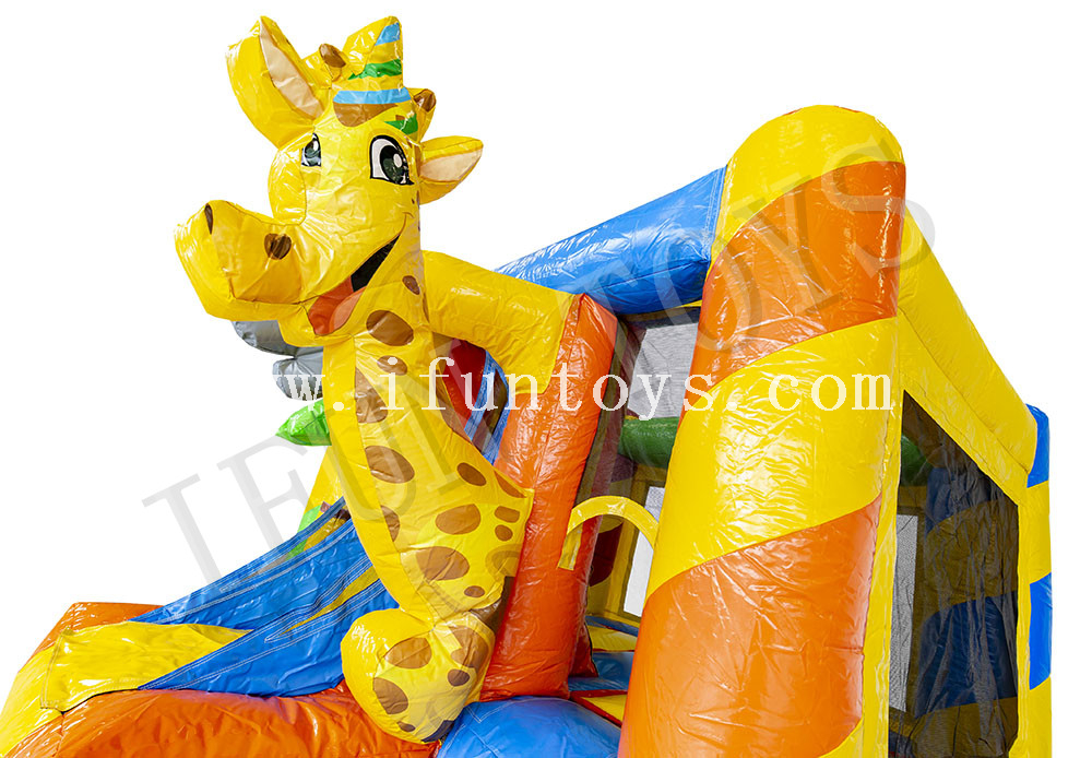 Inflatable Giraffe Bouncy Castle / Jumping Castle / Mini Bounce Party for Kids