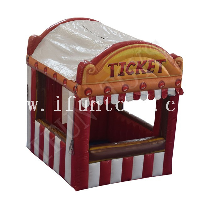 Portable Inflatable Ticket Booth / Outdoor Concession Stand / Carnival Treat Shop Inflatable for Sale