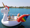 Unicorn Inflatable Floating Island / Pool Inflatable Unicorn Boat