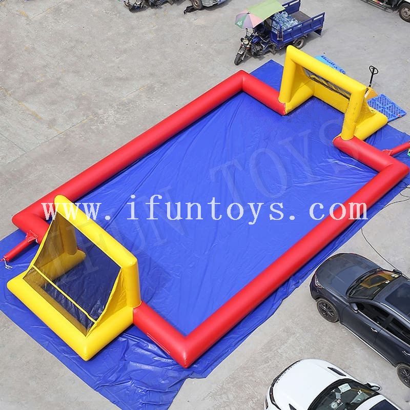 Inflatable Soapy Football Field / Water Soccer Field / Soap Soccer Field Playground 