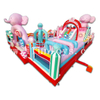 Candy Theme Inflatable Fun City Amusement Park Jumping House Bouncing Paradise Attractions for Toddlers