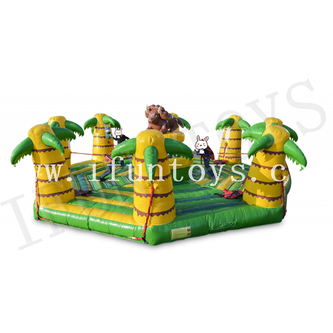 Interactive Inflatabe Game Steal The Egg From The Dinosaur / Inflatable Hippo Chow Down / Hungry Hippo Game
