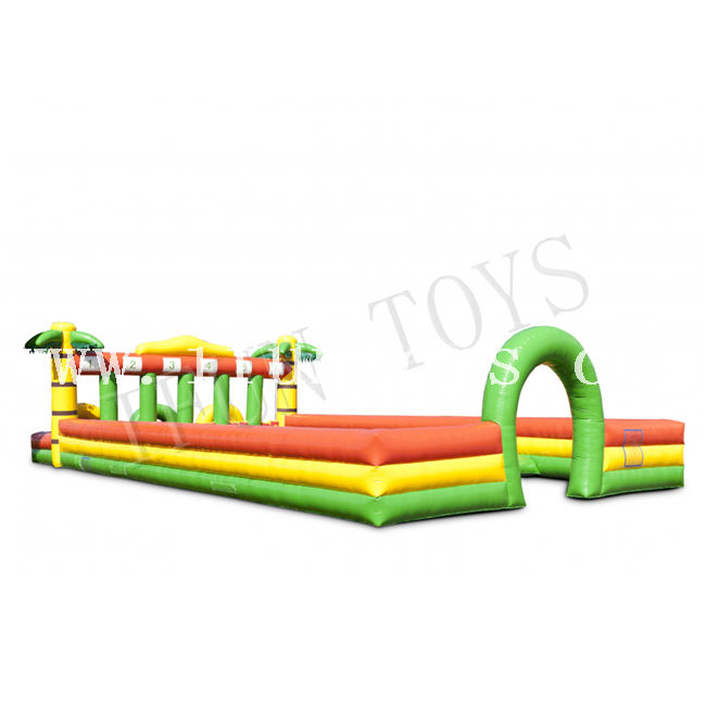 Jungle Theme Inflatable Running Horse Race Challenge Sport Game 