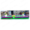 Outdoor Inflatable Soap Football Field / Football Soapy Playground Stadium Soccer Field for Team Building