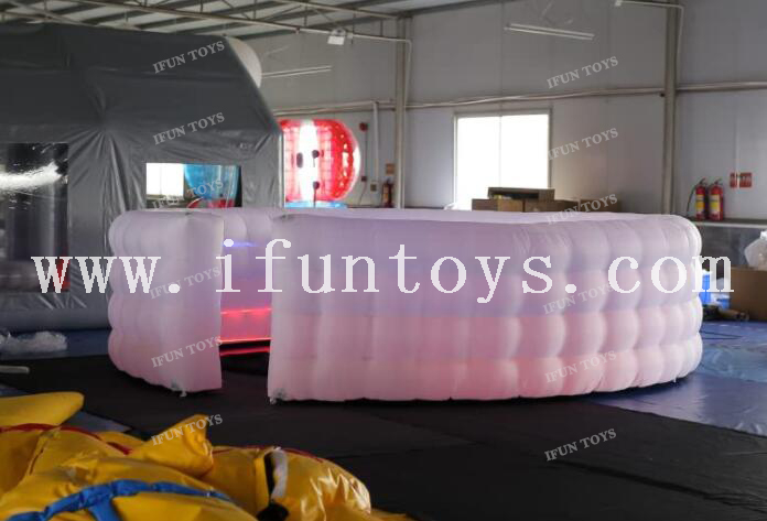 Portable Inflatable Wall LED Backdrop Inflatable for VR Games / Inflatable LED Tent for Trade Show