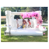 Commercial Backyard Inflatable White Bouncy Wedding Bouncer Castle White Bounce House with Slide And Ball Pit Pool