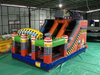 High quality little builder inflatable spacewalk bouncing bouncer castle slide combo playground for kids