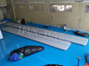 Inflatable Gymnastics Air Track / Floating Island Swim Platform / Pontoon Dock Water Floating Platform