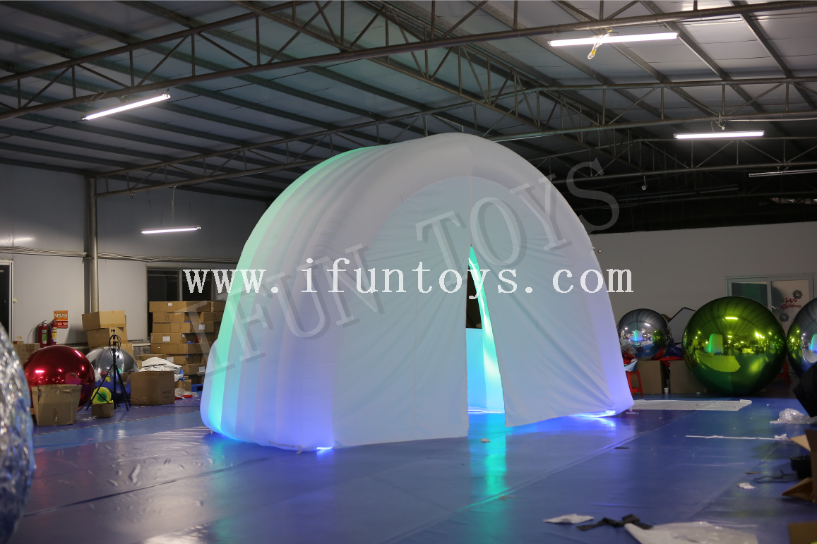 LED Inflatable DJ Booth / Drink Bar Tent / Portable Inflatable Bar Pub for Night Club