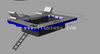 Floating Inflatable Water Sea Pool with Net / Yacht Pool with Sunbathing Platform