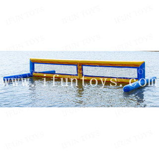 Water Play Equipment Inflatable Waterplay Sport Net / Floating Inflatable Water Volleyball Net / Beach Volleyball Net for Pool