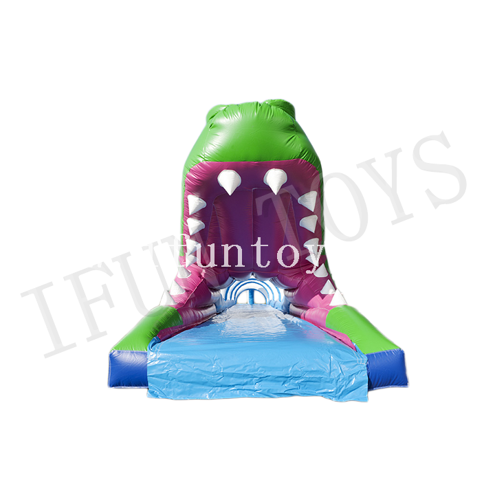 Crocodile Belly Theme Inflatable Slip N Slide / Summer Water Slide for Kids and Adults