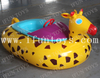 Water Play Equipment Kids Electric Motor Boat Battery Inflatable Bumper Boat Floating Inflatable Bumping Boat