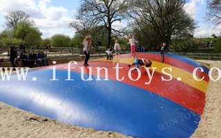 PVC Outdoor Commercial Cheap Inflatable Kangaroo Jumper / Jumping Pillow Jumping Cloud for Kids And Adults