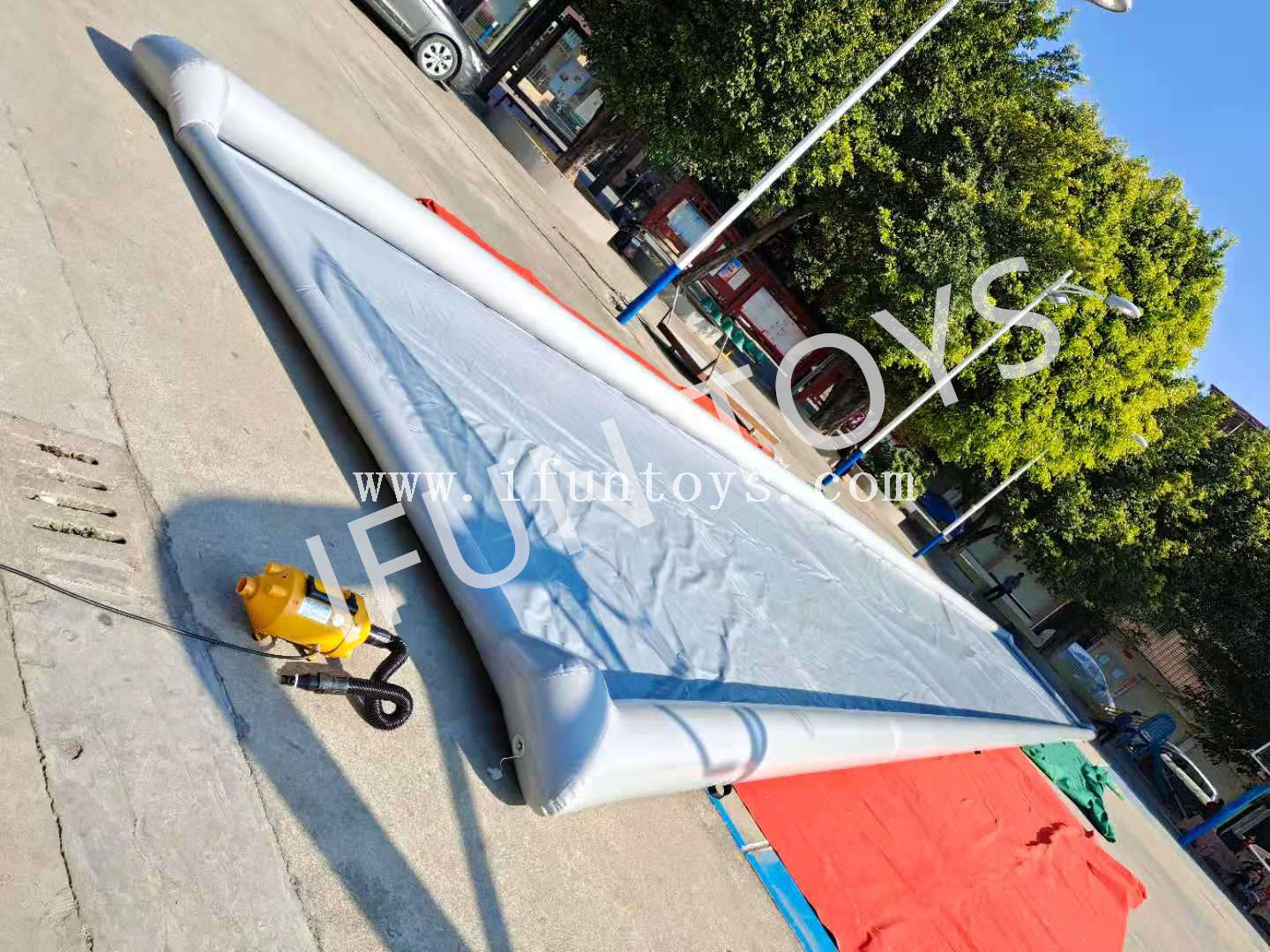 Portable Inflatable Skimboard Pool / Water Pool for Skimboarding Game