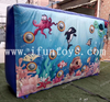 Interactive Sport Game Ninja IPS Splash Wall Inflatable Interactive Game With IPS for Kids And Adults