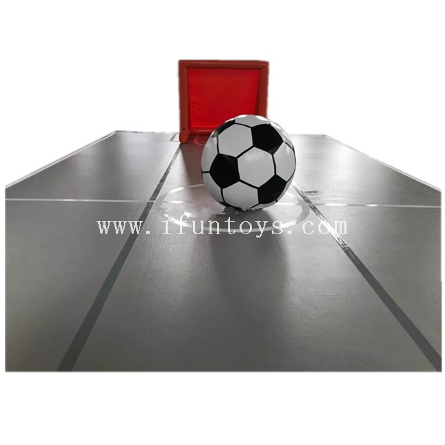 Giant Inflatable Air Tumble Track with Football Goal /Inflatable GYM Air Track for Football Game