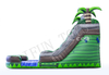 Inflatable Rainforest Waterslide with Pool / Tropical Theme Inflatable Water Slide for Sale
