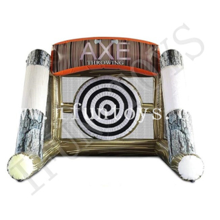 Inflatable Axe Throwing Game / Carnival Inflatable Targeting game