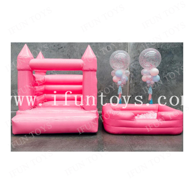 Commercial Inflatable Wedding Bouncer Party Jumpers Inflatable Bouncers Inflatable Bouncing Castle With Kids Ball Pool Pit